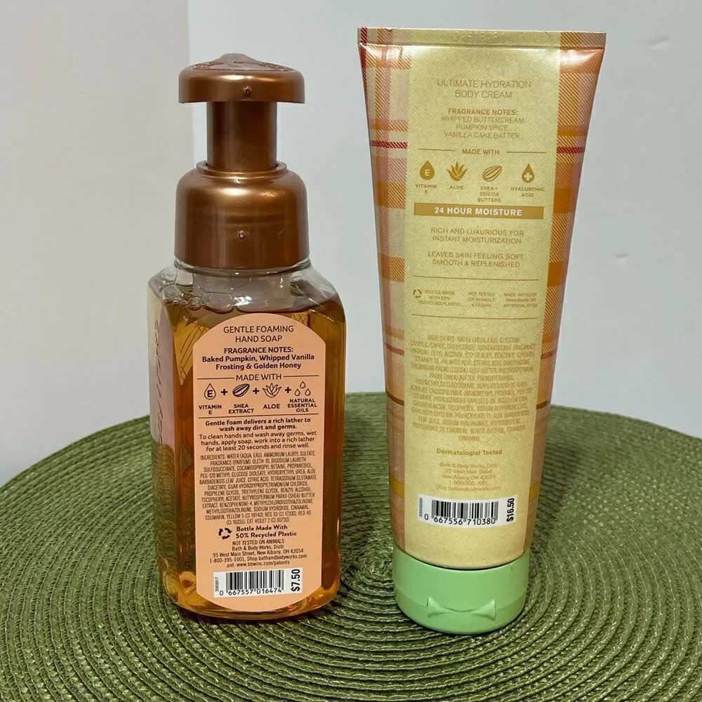 BBW Pumpkin Cupcake set of 2 NWT
